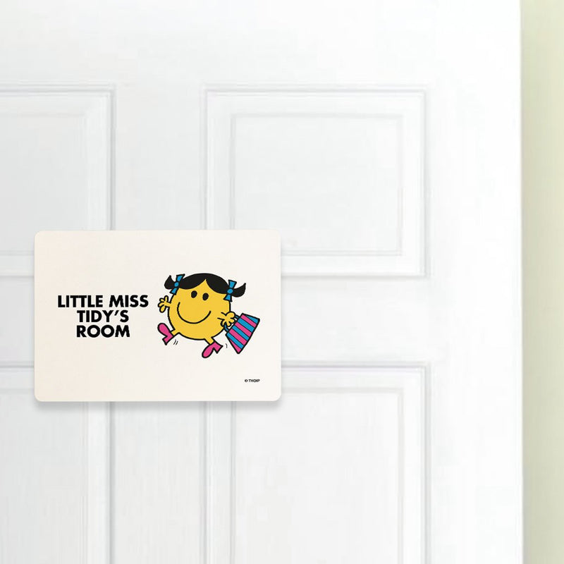 Little Miss Tidy Door Plaque (Lifestyle)