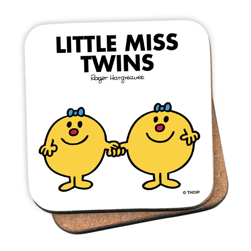 Little Miss Twins Cork Coaster