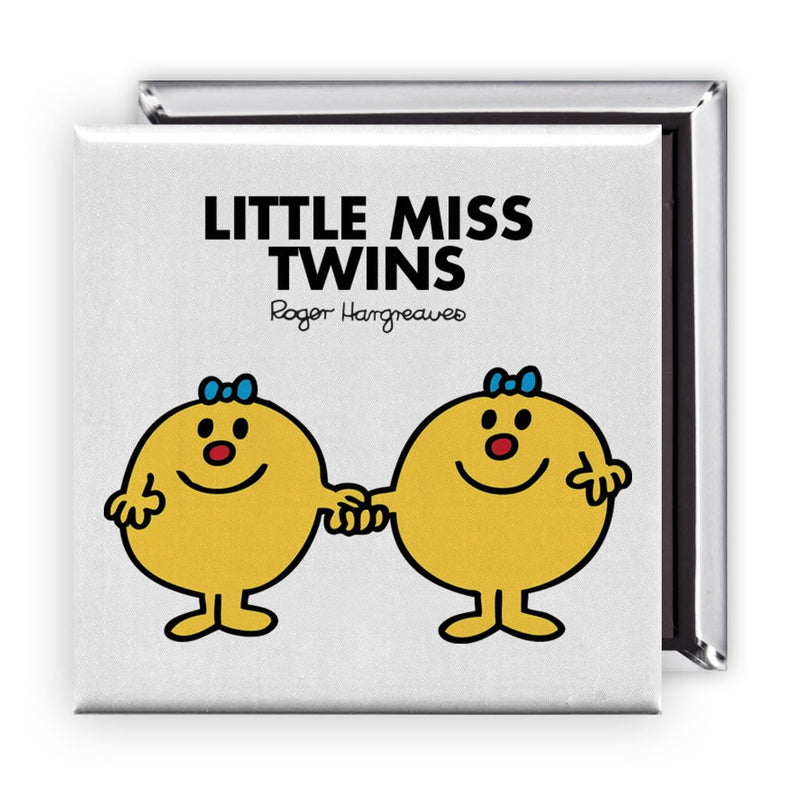 Little Miss Twins Square Magnet