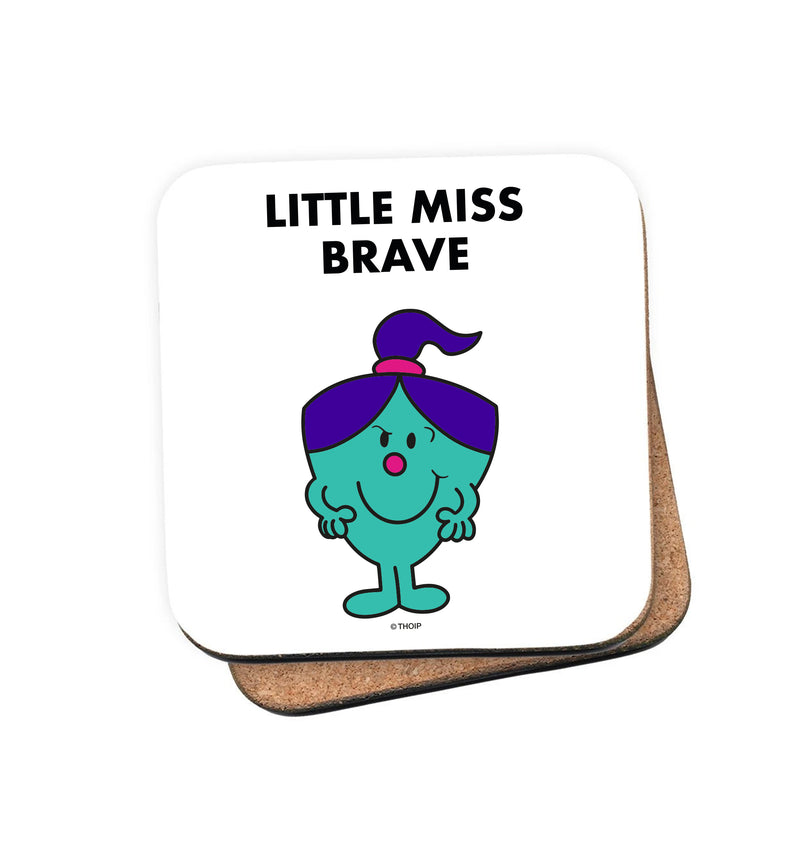 Little Miss Brave Cork Coaster
