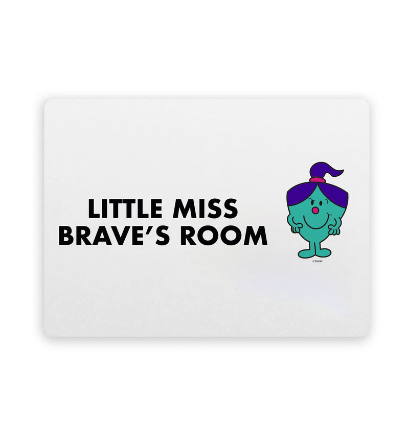 Little Miss Brave Door Plaque