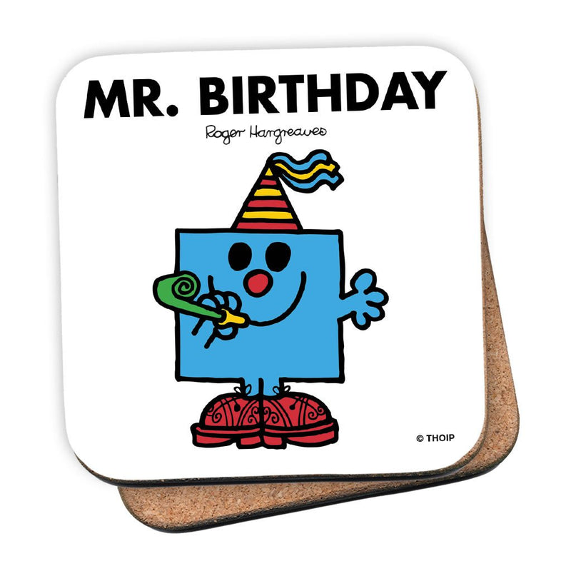 Mr. Birthday Cork Coaster