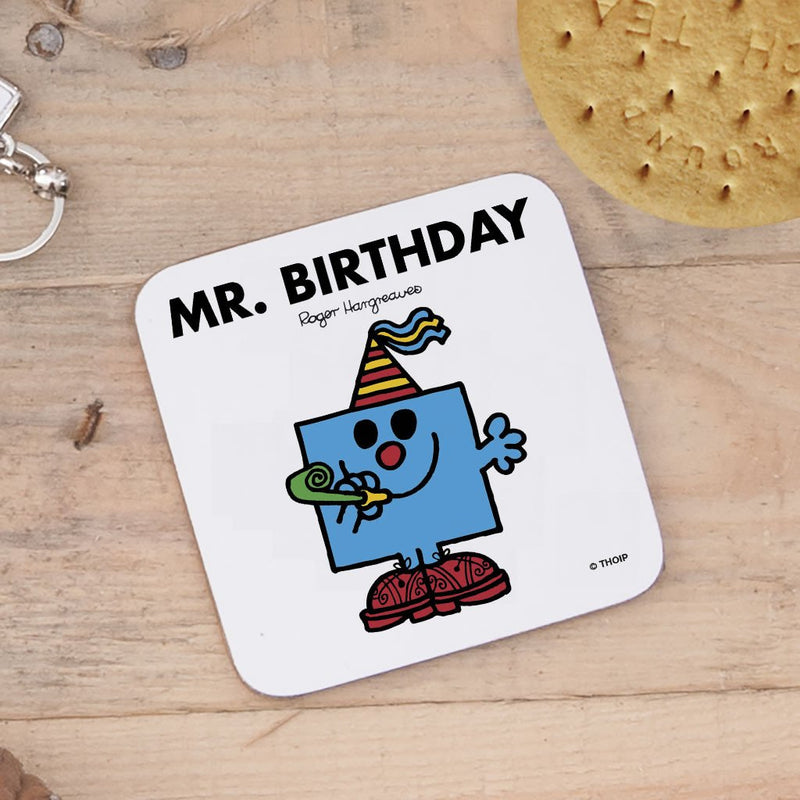Mr. Birthday Cork Coaster (Lifestyle)