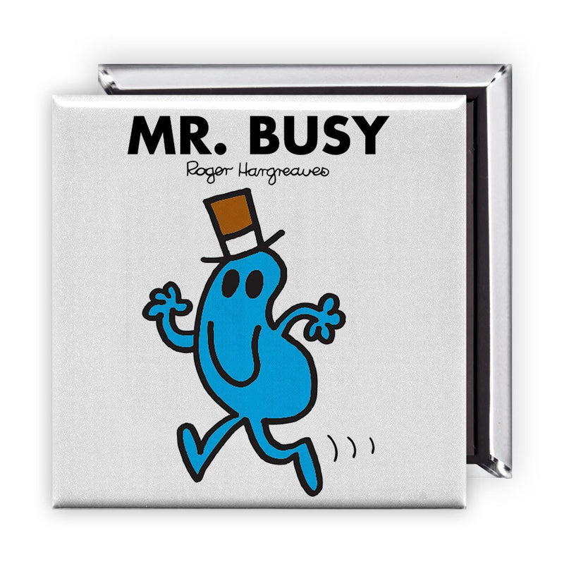 Mr. Busy Square Magnet