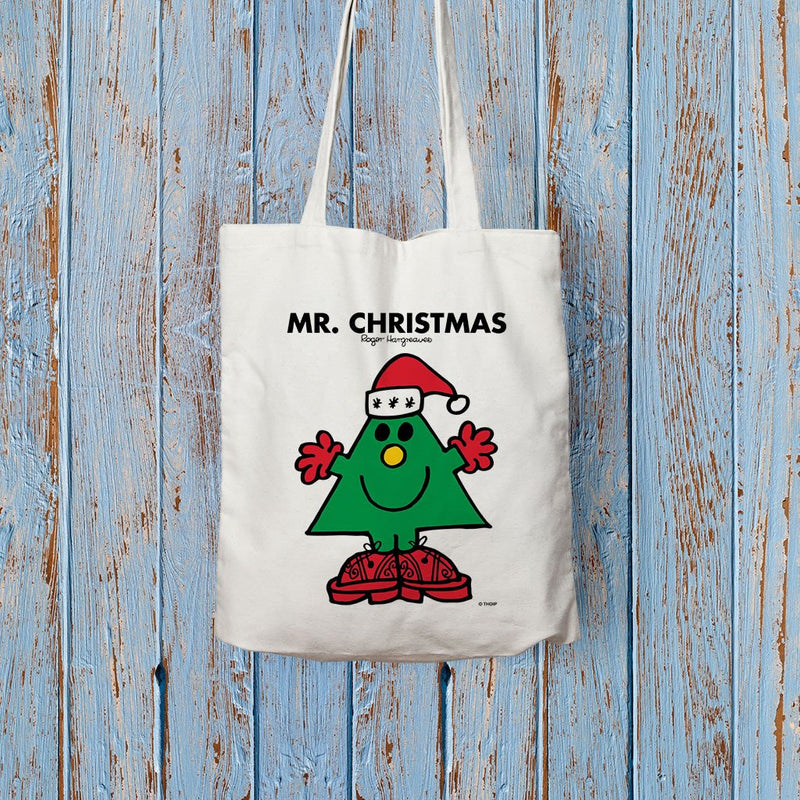 Mr. Christmas Long Handled Tote Bag (Lifestyle)