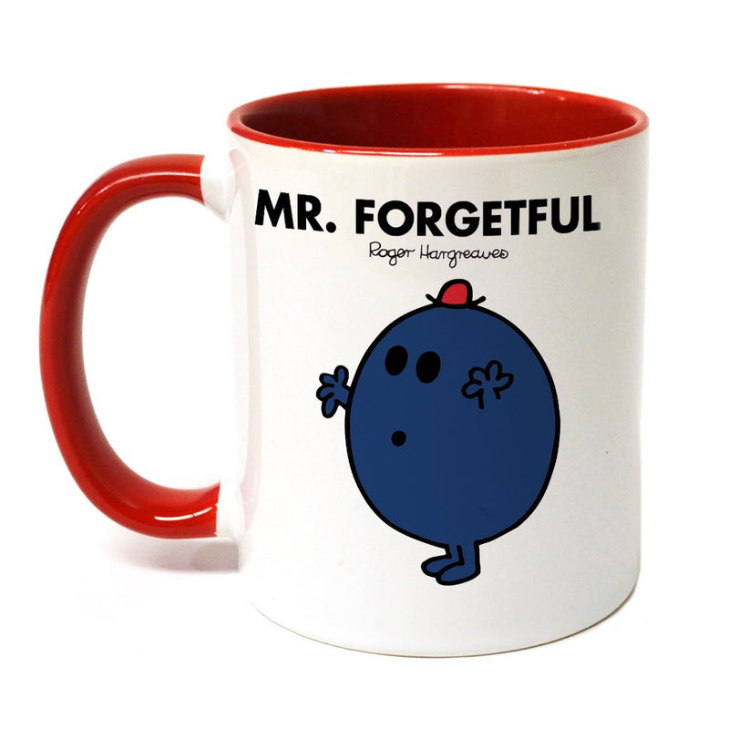 Mr. Forgetful Large Porcelain Colour Handle Mug