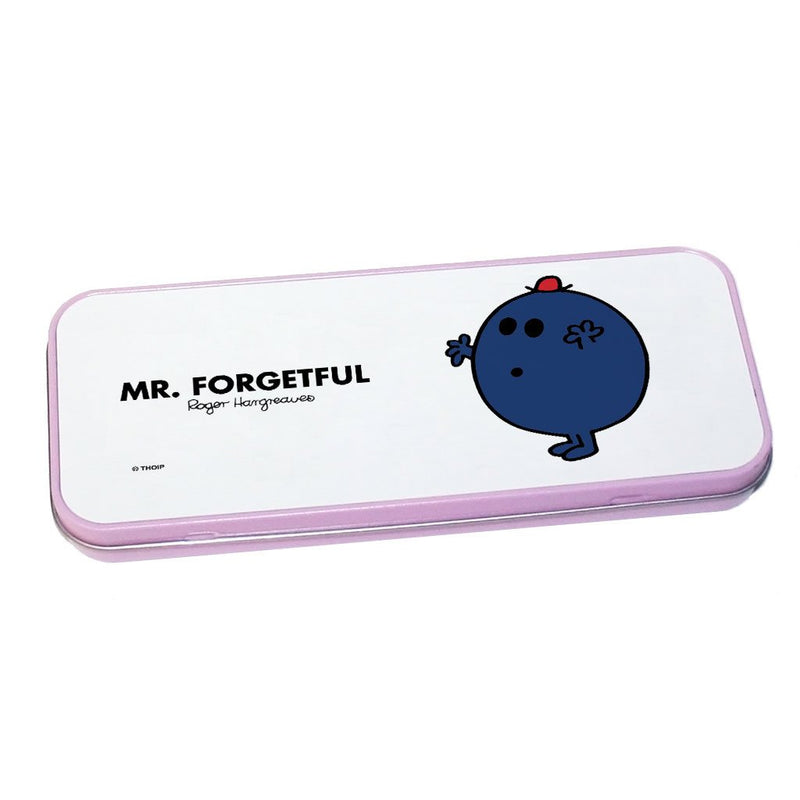Mr. Forgetful Pencil Case Tin (Pink)