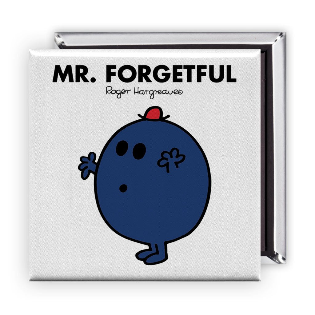 Personalised Mr Forgetful Square Magnet