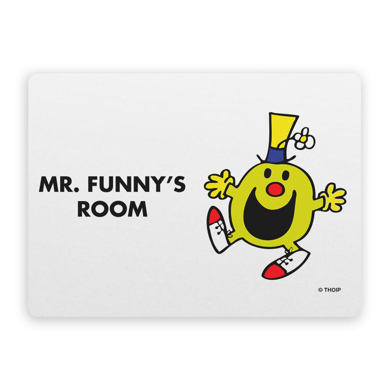 Mr. Funny Door Plaque