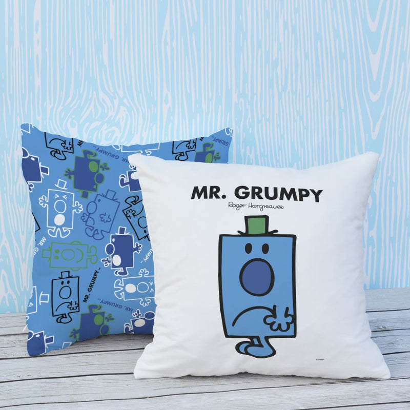 Mr. Grumpy Micro Fibre Cushion (Lifestyle)