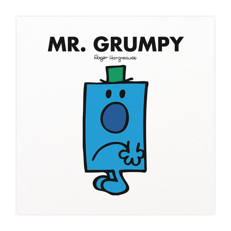 Mr. Grumpy Mounted Art Print