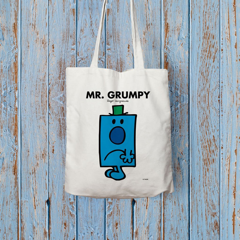 Mr. Grumpy Long Handled Tote Bag (Lifestyle)