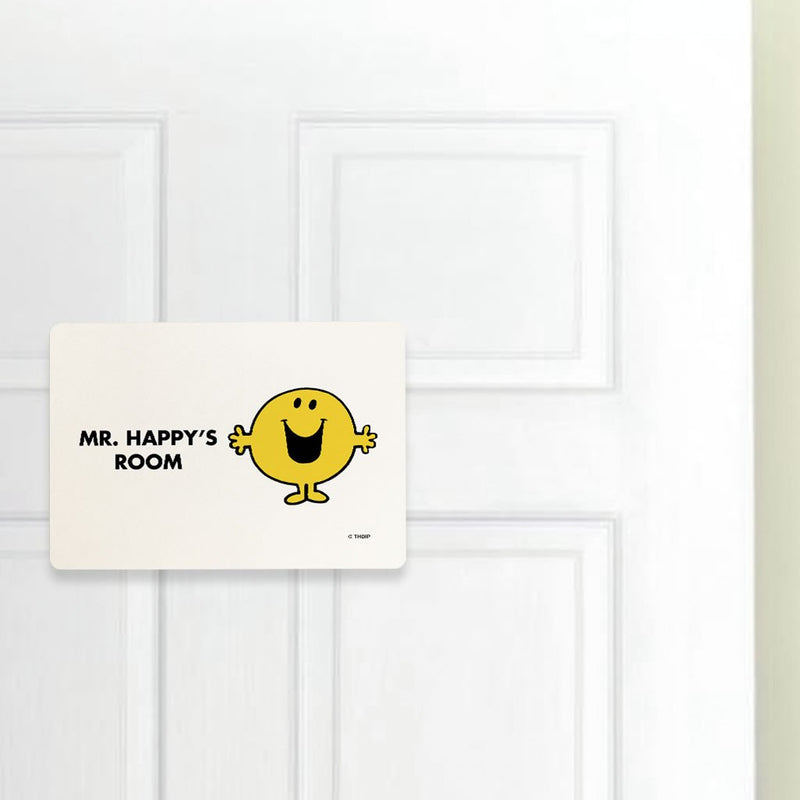 Mr. Happy Door Plaque (Lifestyle)