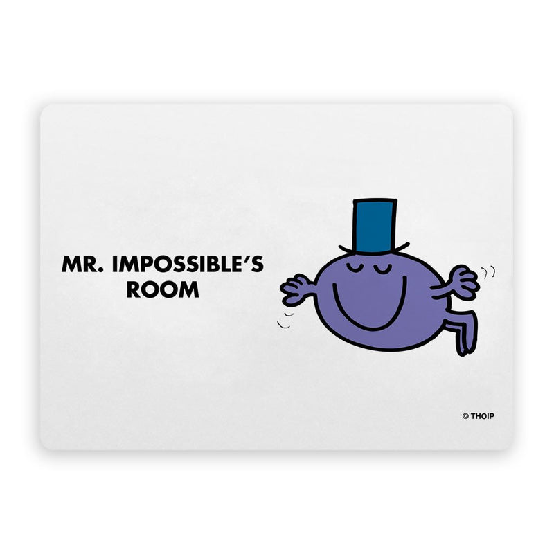 Mr. Impossible Door Plaque