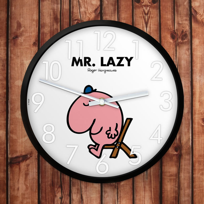 Mr. Lazy Personalised Clock (Lifestyle)