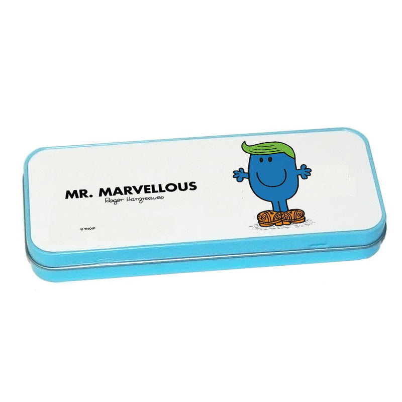 Mr. Marvellous Pencil Case Tin (Blue)