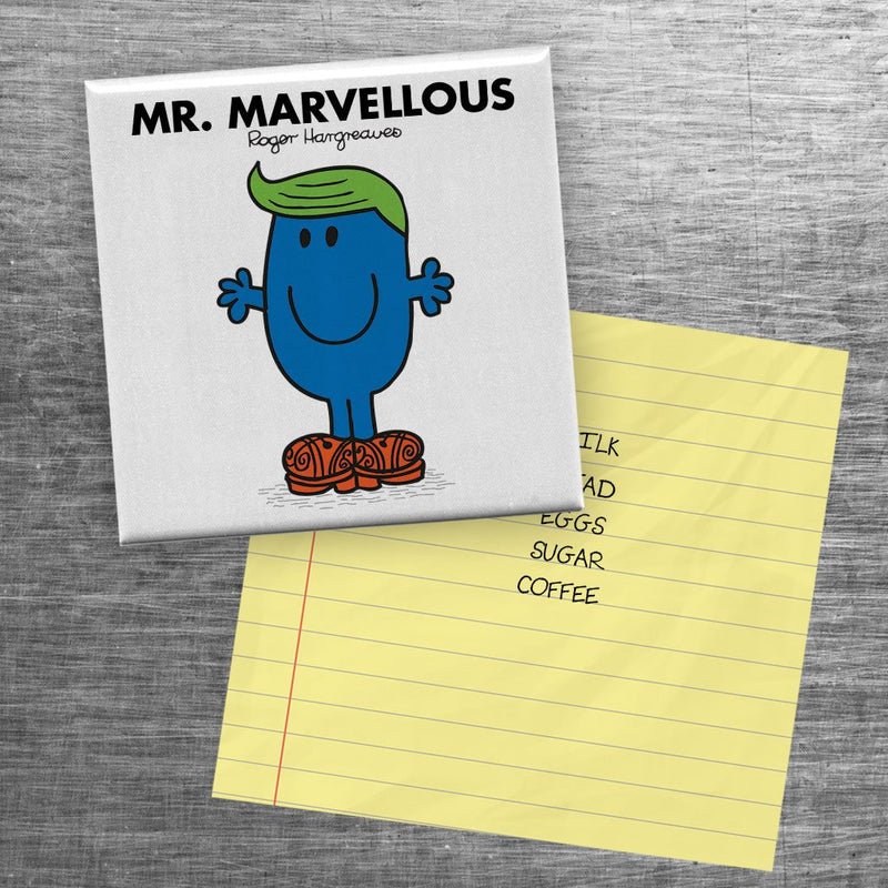 Mr. Marvellous Square Magnet (Lifestyle)