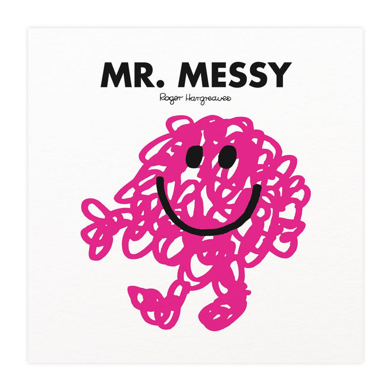 Mr. Messy Mounted Art Print