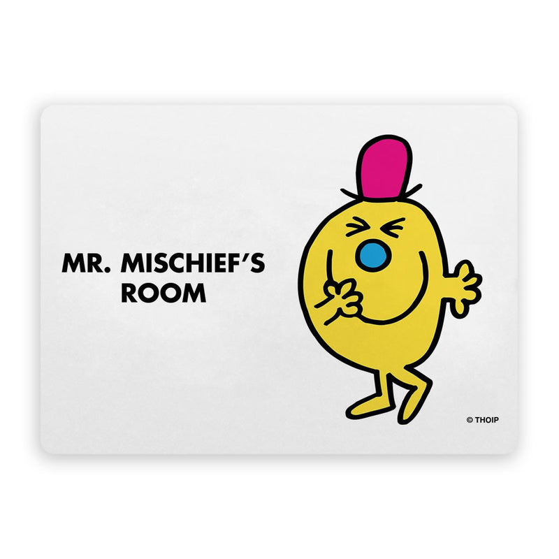 Mr. Mischief Door Plaque