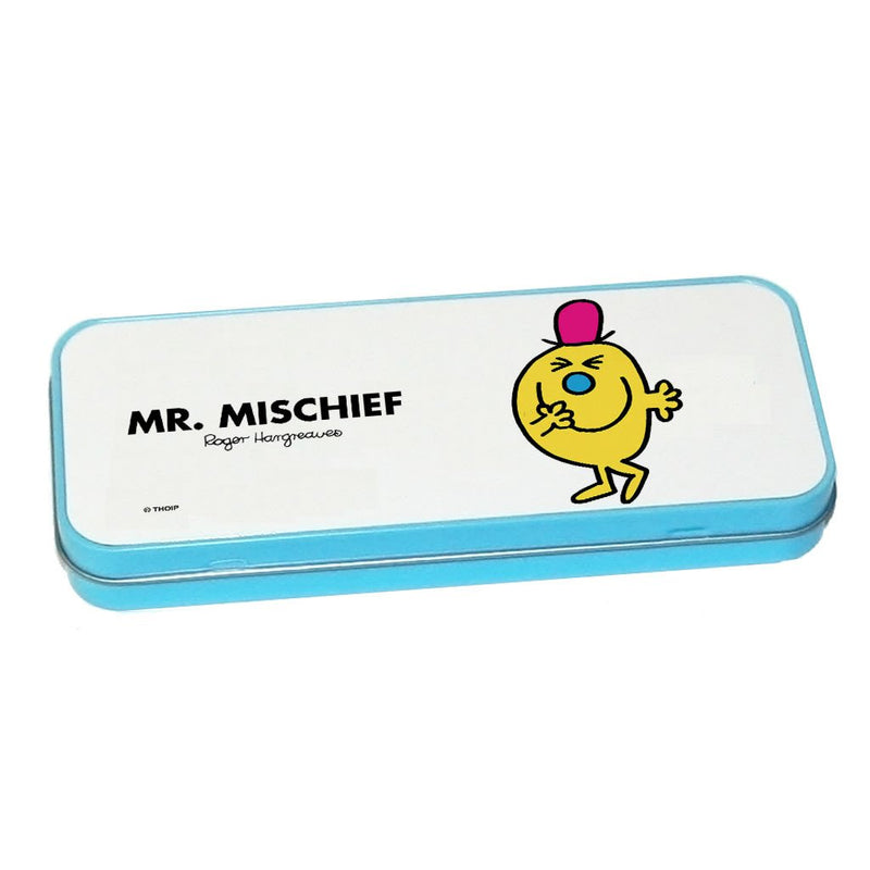 Mr. Mischief Pencil Case Tin (Blue)