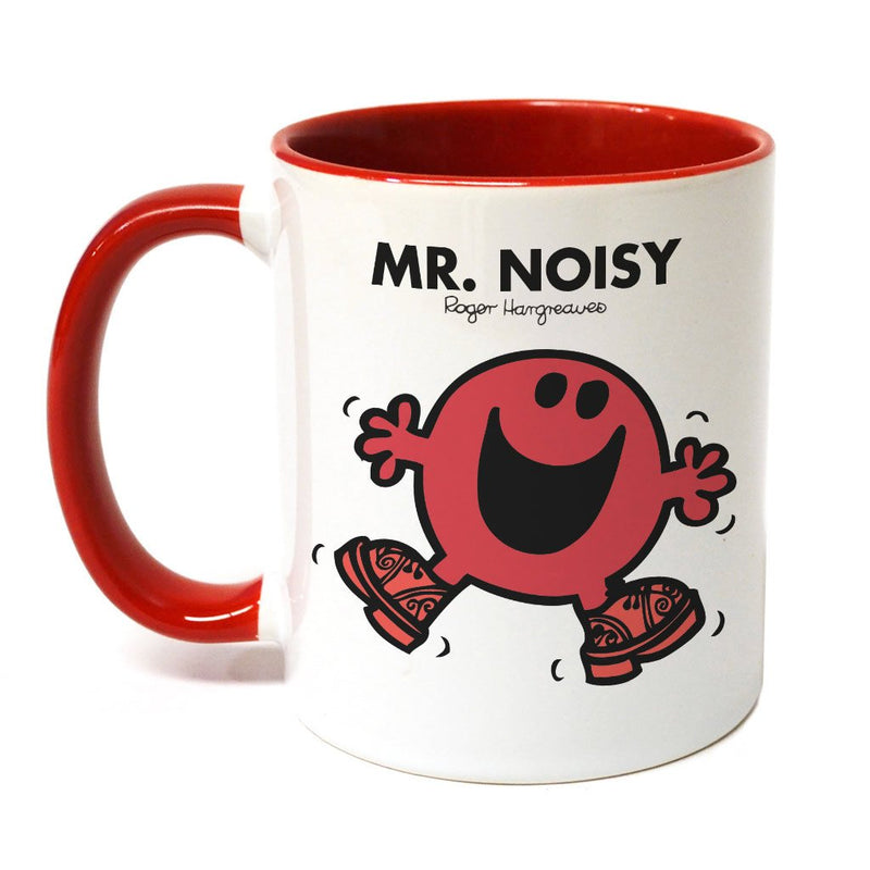 Mr. Noisy Large Porcelain Colour Handle Mug