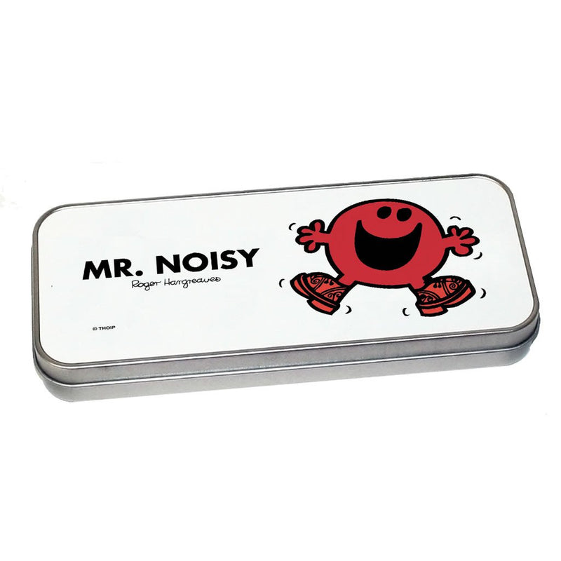 Mr. Noisy Pencil Case Tin (Silver)