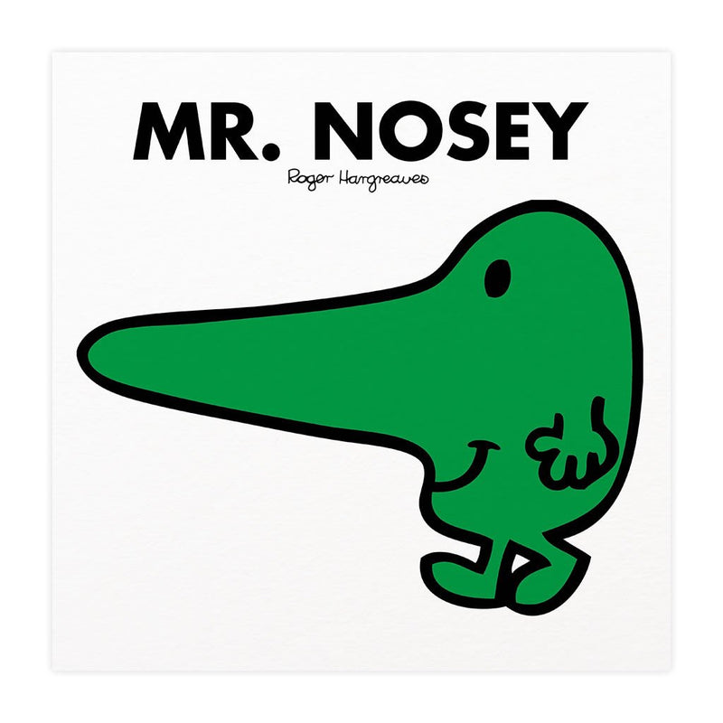Mr. Nosey Mounted Art Print
