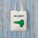 Mr. Nosey Long Handled Tote Bag (Lifestyle)