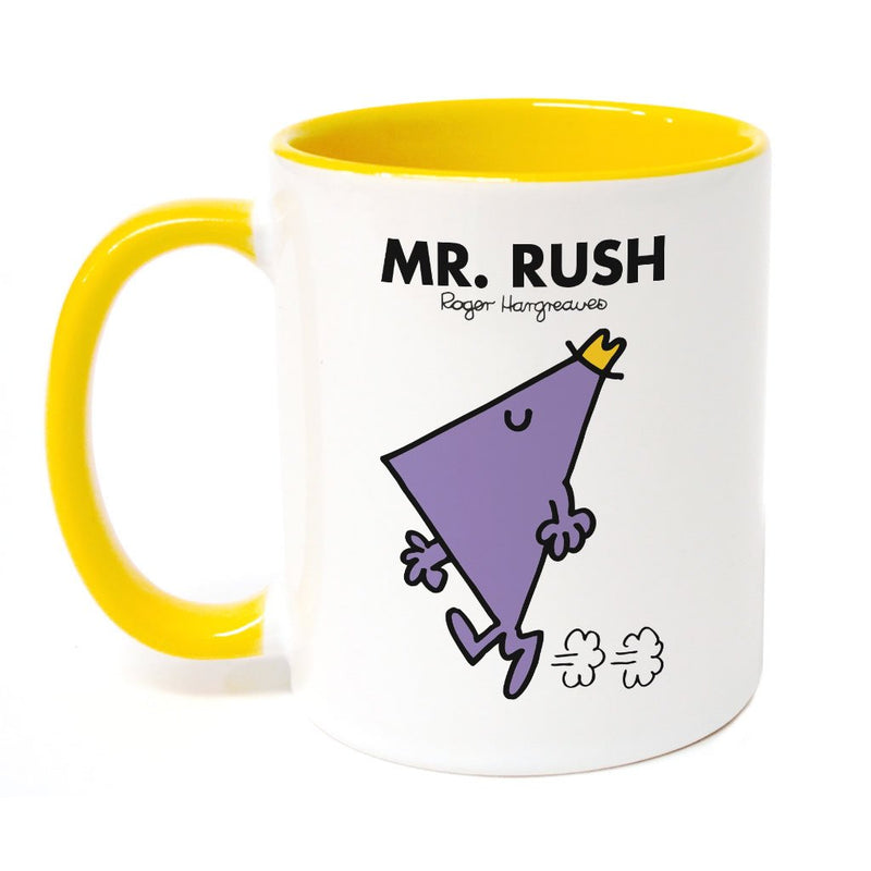 Mr. Rush Large Porcelain Colour Handle Mug