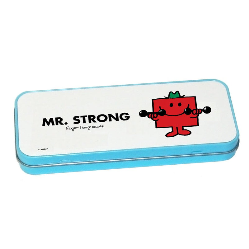 Mr. Strong Pencil Case Tin (Blue)