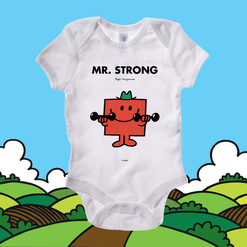 Mr Strong Baby Grow