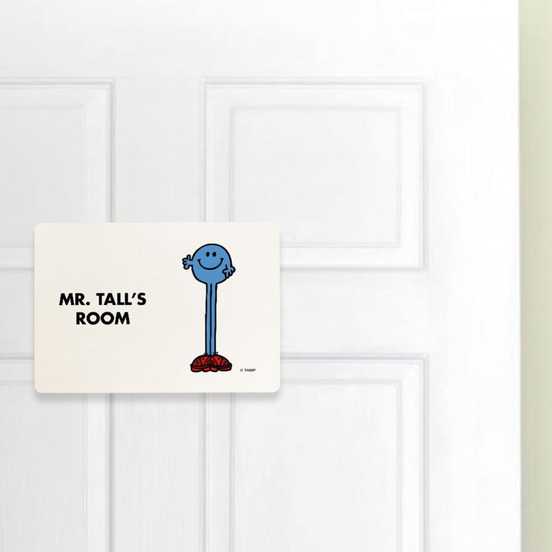 Mr. Tall Door Plaque (Lifestyle)