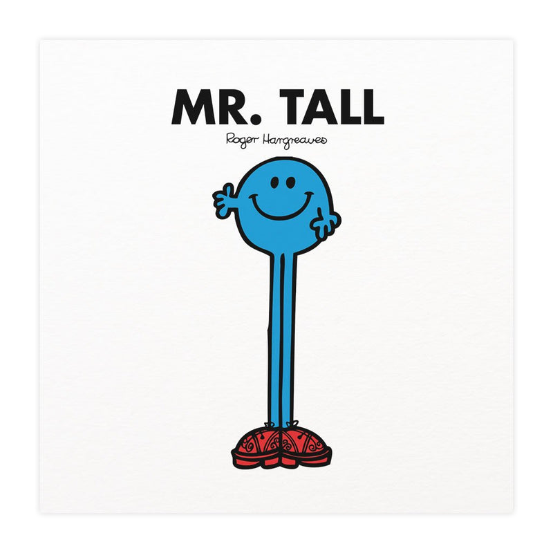 Mr. Tall Mounted Art Print
