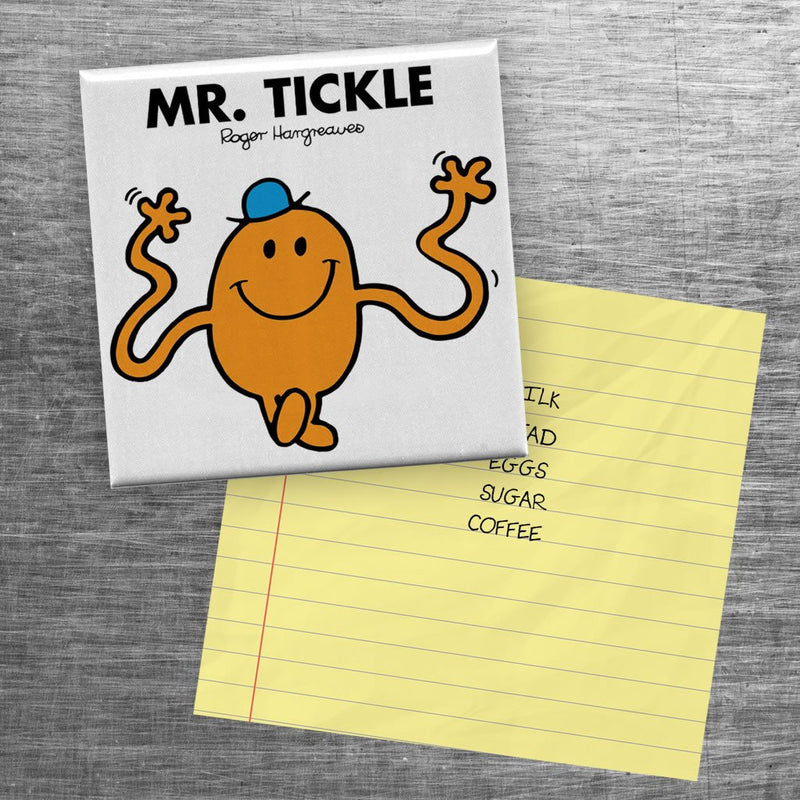 Mr. Tickle Square Magnet (Lifestyle)