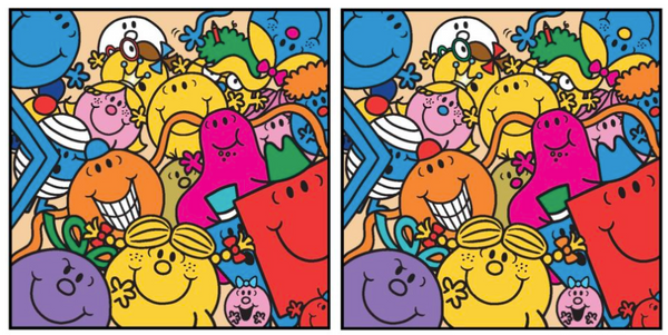 Mr. Men Little Miss Spot The Difference