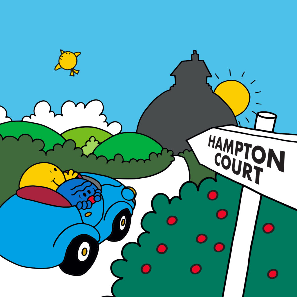 Mr. Happy Mr. Worry Hill at the RHS Hampton Court Palace Flower Show