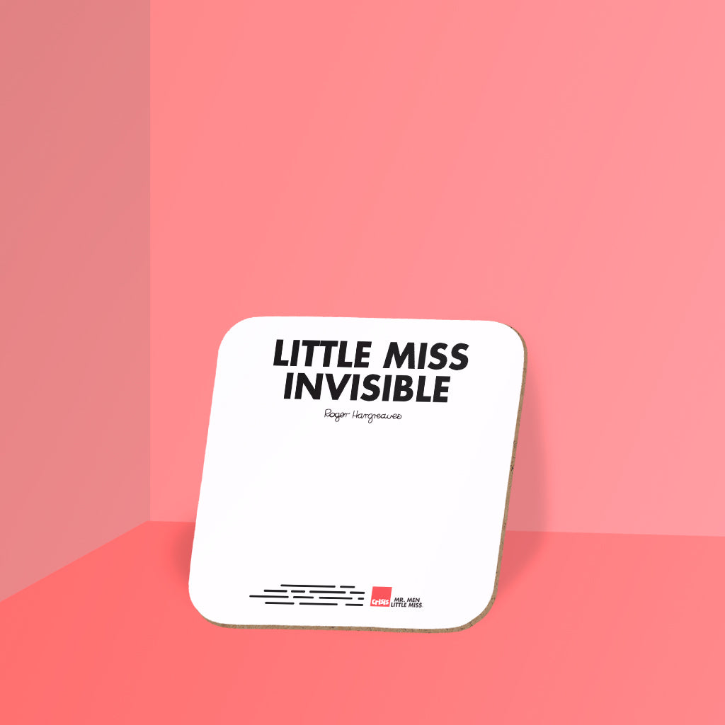 Little Miss Invisible Keyhole Coaster - Vintage-Inspired Gift Th