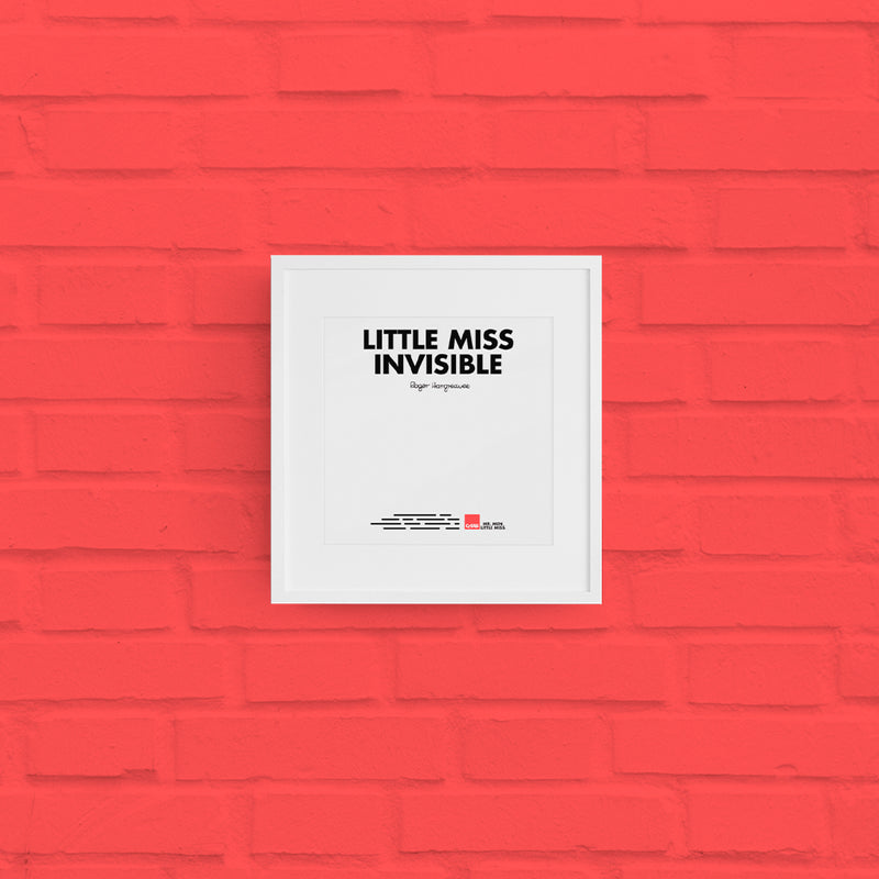 Little Miss Invisible Keyhole Art Print - Friends & Fans