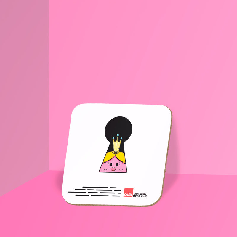 Little Miss Princess Keyhole Coaster