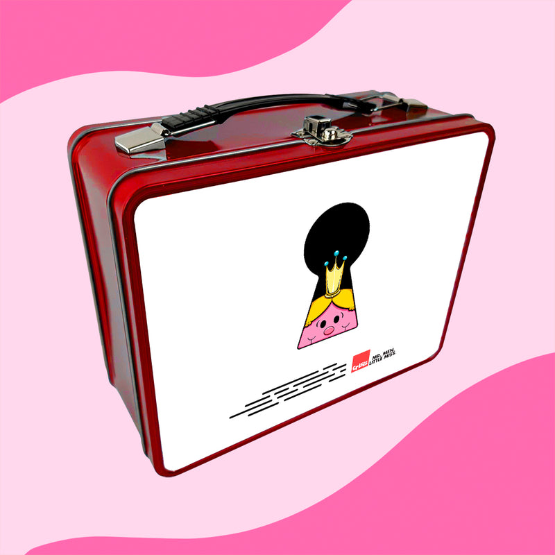 Little Miss Princess Keyhole Metal Lunch Box