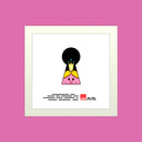 Little Miss Princess Keyhole Art Print