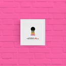 Little Miss Princess Keyhole Art Print