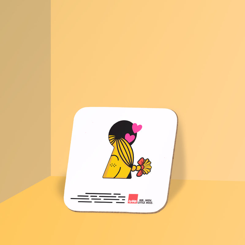 Little Miss Sunshine Keyhole Coaster