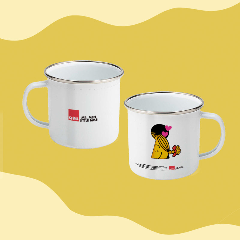 Little Miss Sunshine Keyhole Enamel Mug