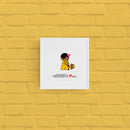 Little Miss Sunshine Keyhole Art Print