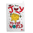 Joy to the World - Mr. Men Christmas Tea Towel in Collaboration with Crisis