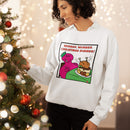 Mr. Greedy Winner Dinner - Mr. Men Christmas Sweatshirt in Collaboration with Crisis