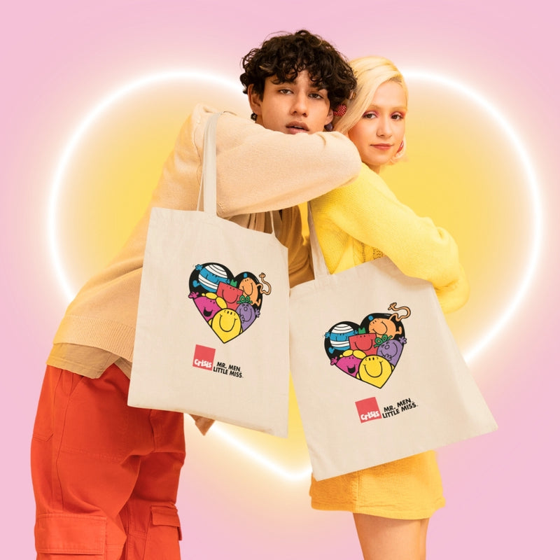 Mr. Men Little Miss Valentine’s Day Tote Bag – Collaboration with Crisis