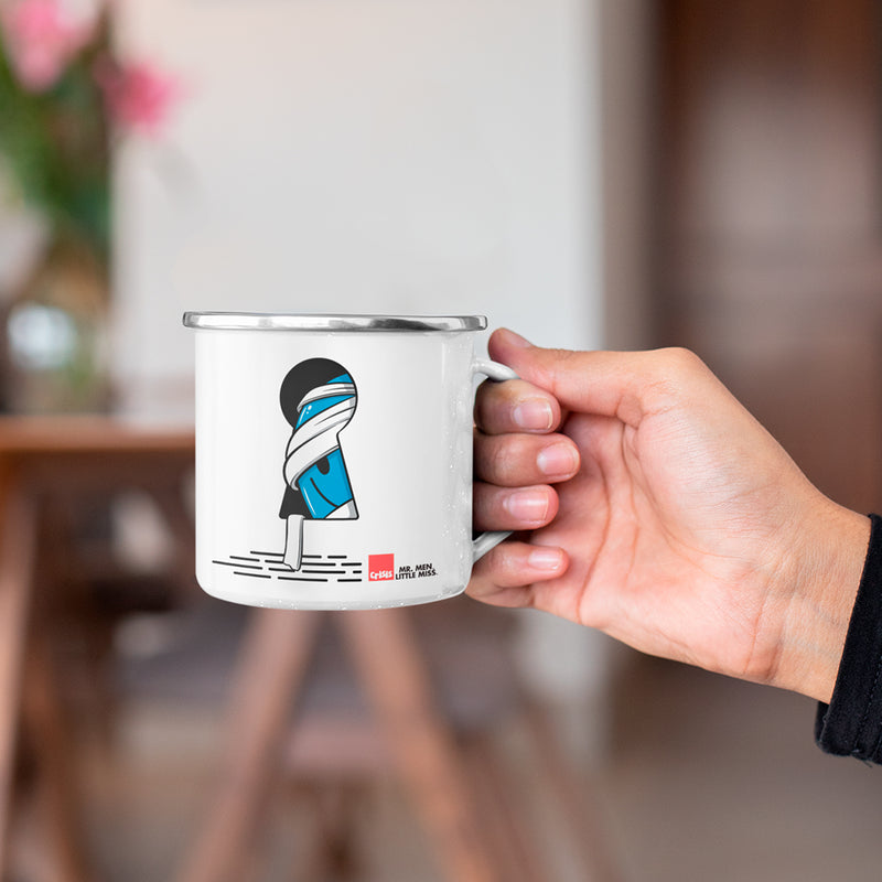 Mr. Bump Keyhole Enamel Mug