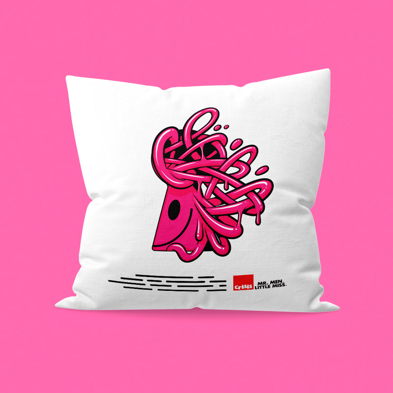 Mr. Messy Keyhole Cushion